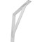 Ekena Millwork Traditional Steel Bracket, Hammered White 2"W x 16"D x 16"H BKTM02X16X16TRHWH - alternate 1